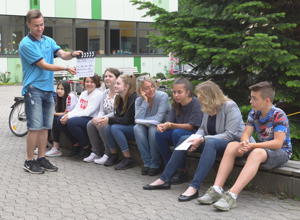 "Verschollen in Stein": Medienprojekt Mittelschule