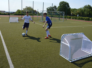 Alu-Fußballtore für die Fußballjugend der TSG Dorlar