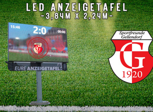 Sportfreunde Gellendorf - LED-Anzeigetafel