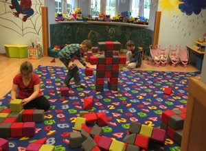 CHALLANGE magnetische 3D big Bausteine für Kindergarten Pusteblume