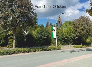 Laternenbeflaggung für Bredelar
