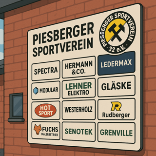 persönlicher Button auf der Sponsorentafel