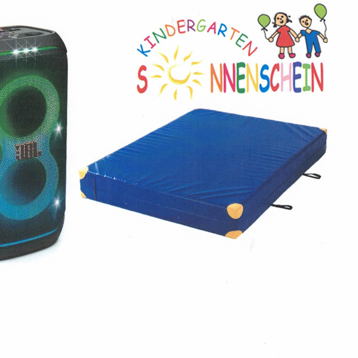 Musikbox und Turnmatte