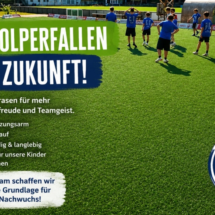 Gemeinsam für die Erneuerung unseres Kunstrasenplatzes