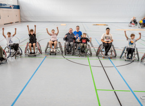 Rollstuhlsport macht Schule