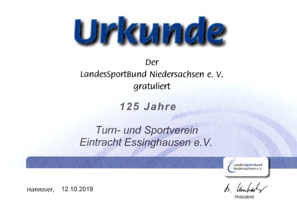 Partnerbild - 125 Jahre TSV Essinghausen