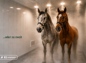 Soleinhalationskammer für Pferde und Ponys