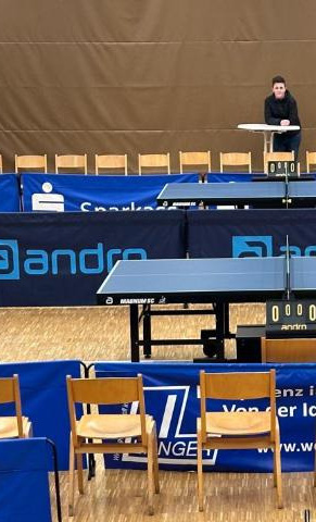 Anschaffung von Tischtennisplatten und Zubehör