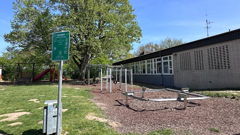 Kletterspinne für den Schulhof