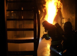 Brandübungscontainer zur Unterstützung der Jugendfeuerwehr