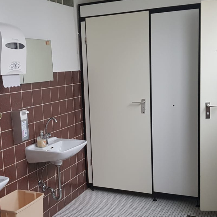 Sanierung Toilettenanlage Hubertus - Stube