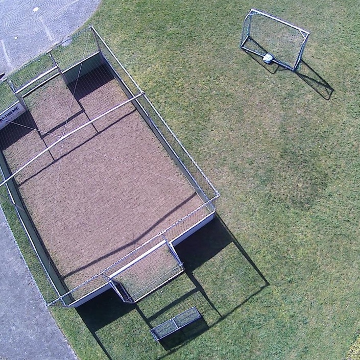 Keine Schlammschlacht mehr im Soccer Court