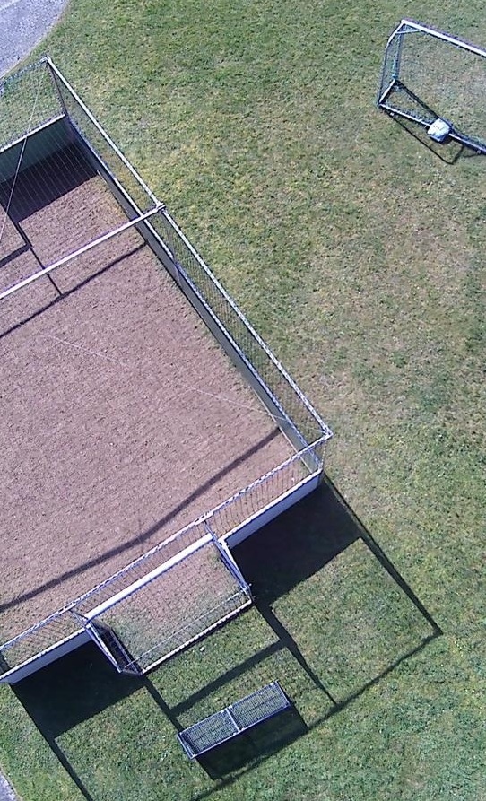 Keine Schlammschlacht mehr im Soccer Court
