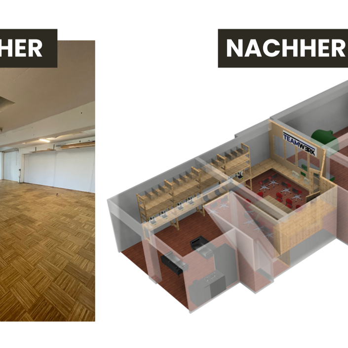 Mit Dir schaffen wir Neues  – Ausbau neue Werkstatt
