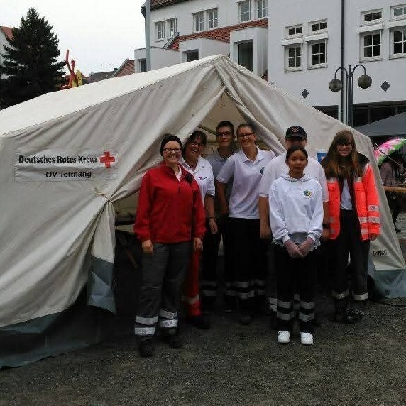 Neues Sanitätszelt DRK Tettnang
