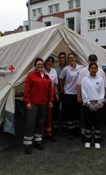 Neues Sanitätszelt DRK Tettnang