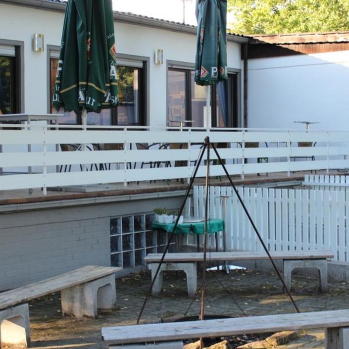 Rollstuhlrampe Eingang Vereinsheim