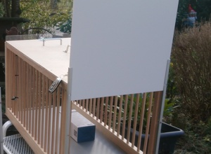 Funkgesteuerte Holzfallen für Kastrationsaktionen