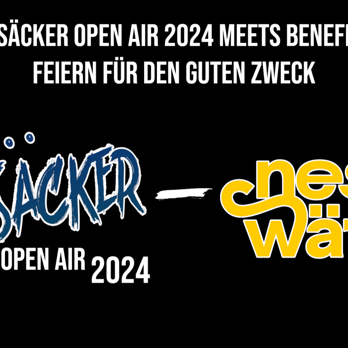 Resäcker Open Air 2024 meets Benefiz - Feiern für den guten Zweck