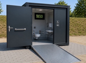 Barrierefreies WC Beachanlage Minden