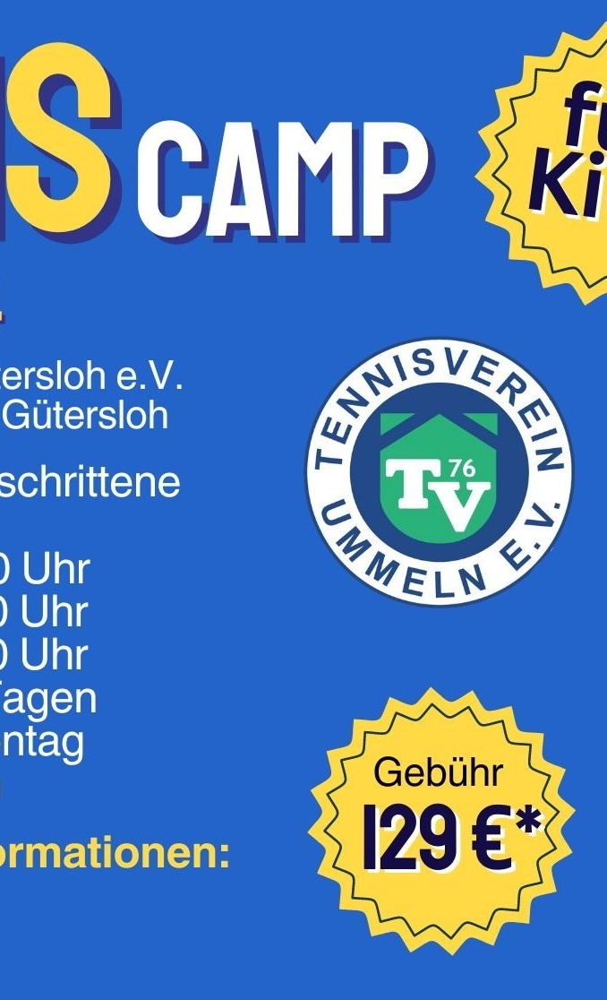 Tenniscamp für Kids