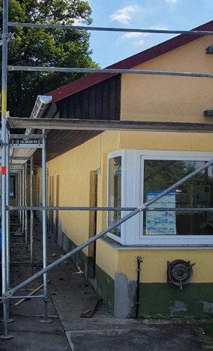 Renovierung im Freibad