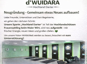 Neuaufbau einer Dartanlage