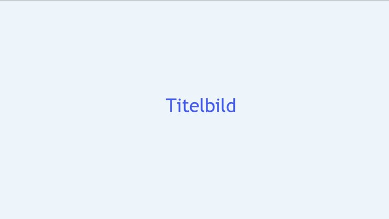 Große Ansicht vom Video