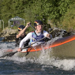 30 Minuten Zweier-Kayak Fahrt mit Weltmeister