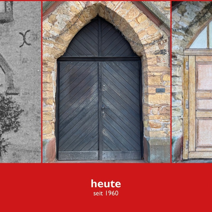 Neues Eingangsportal für die Alte Kirche Niedernhausen
