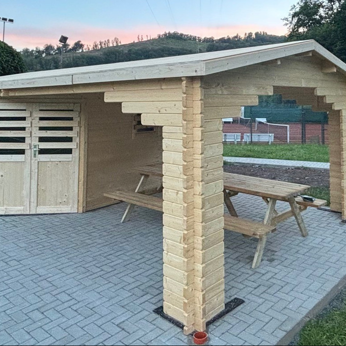 Treffpunkt Gartenhütte - Gestaltung der Außenanlagen inkl. Gartenhütte