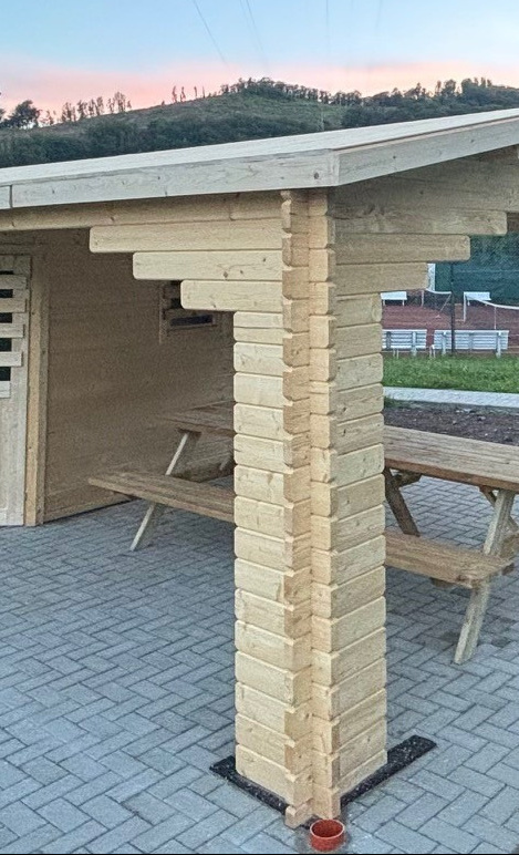 Treffpunkt Gartenhütte - Gestaltung der Außenanlagen inkl. Gartenhütte