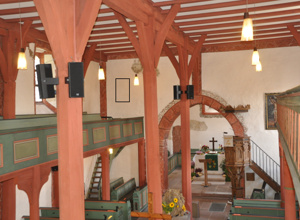 Rettung des Martin-Luther-Gemäldes  Kirche Erda. 120 J. hing es dort!
