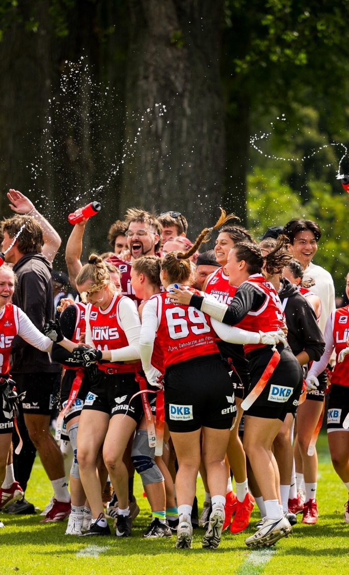 Flaggenset für den Flagfootball Verein der Augsburg Lions