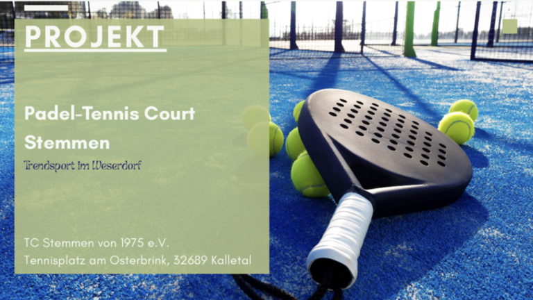 Neubau von 2 Padel-Tennis Plätzen