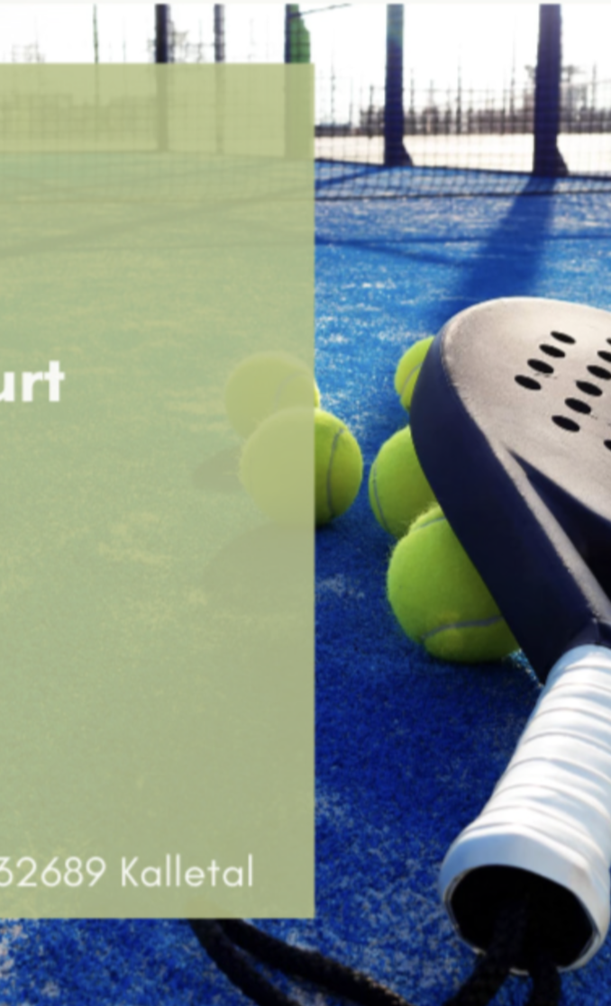Neubau von 2 Padel-Tennis Plätzen