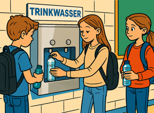 Ein Sprudel für die Schule – Trinkwasserspender fürs Luggy