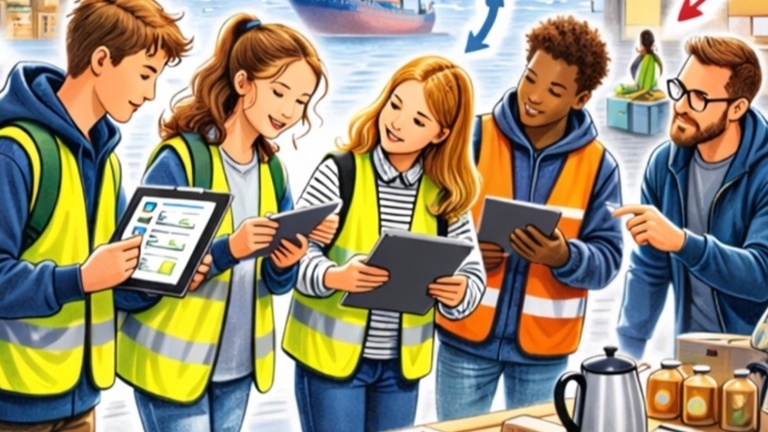 DER HAFEN HILFT! nimmt Schulen an Bord