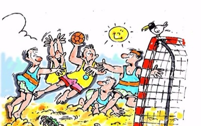 Neuer Beachhandball Platz in Emlichheim