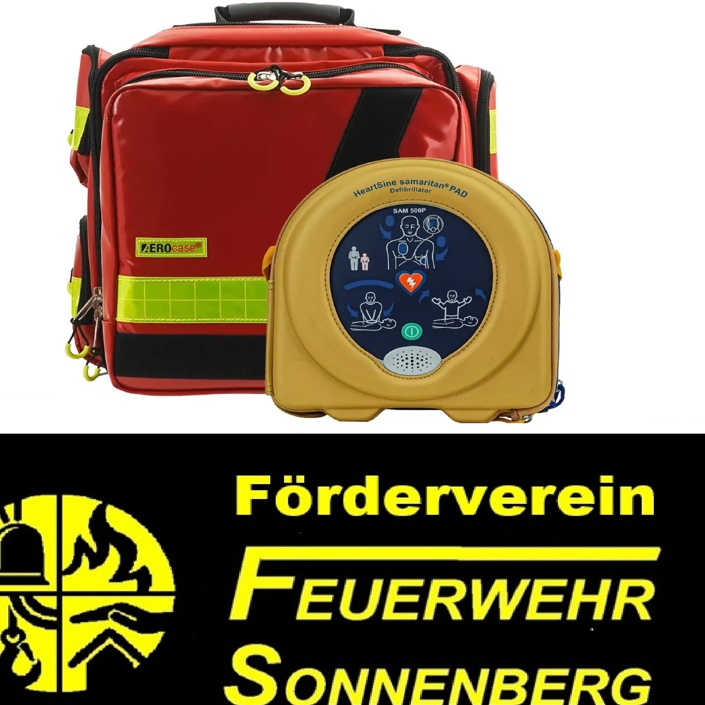 Automatischer externer Defibrillator für die Feuerwehr Sonnenberg
