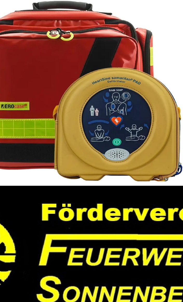 Automatischer externer Defibrillator für die Feuerwehr Sonnenberg