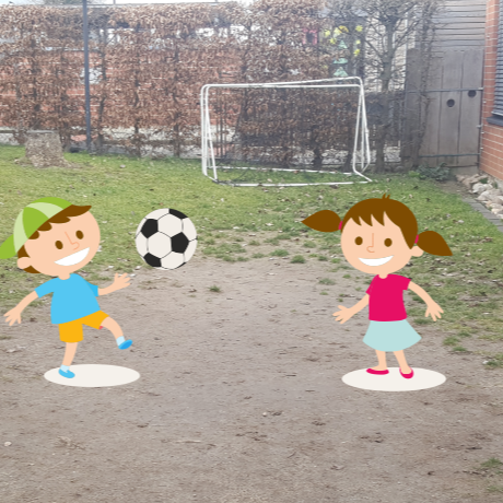 Ein Fußballplatz für die "Villa Wichtel"