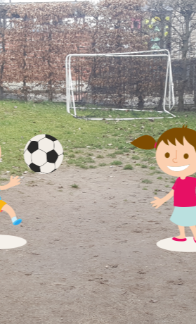 Ein Fußballplatz für die "Villa Wichtel"