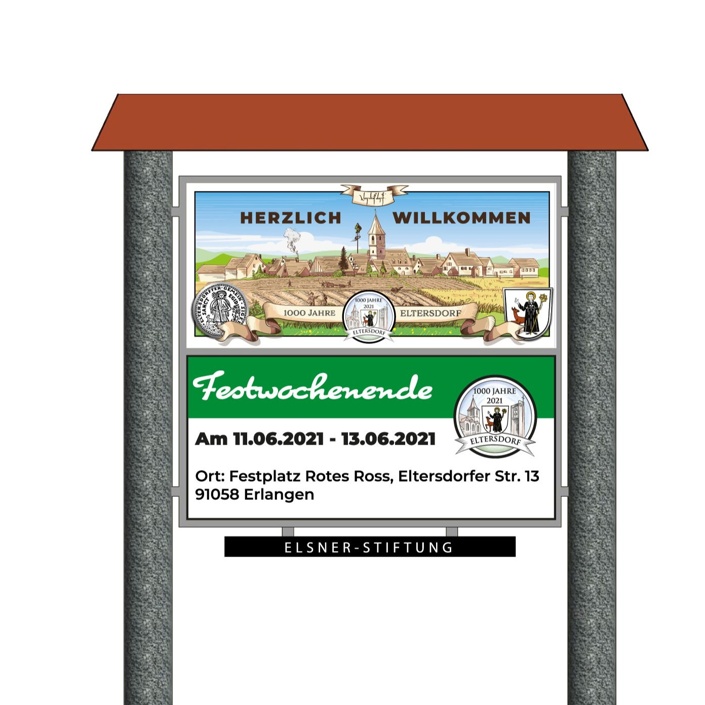 Ortseingangsschilder Eltersdorf