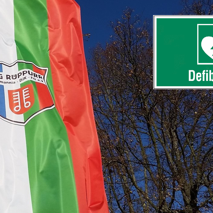 Leben retten - Defibrillator für das SG Rüppurr Sportgelände