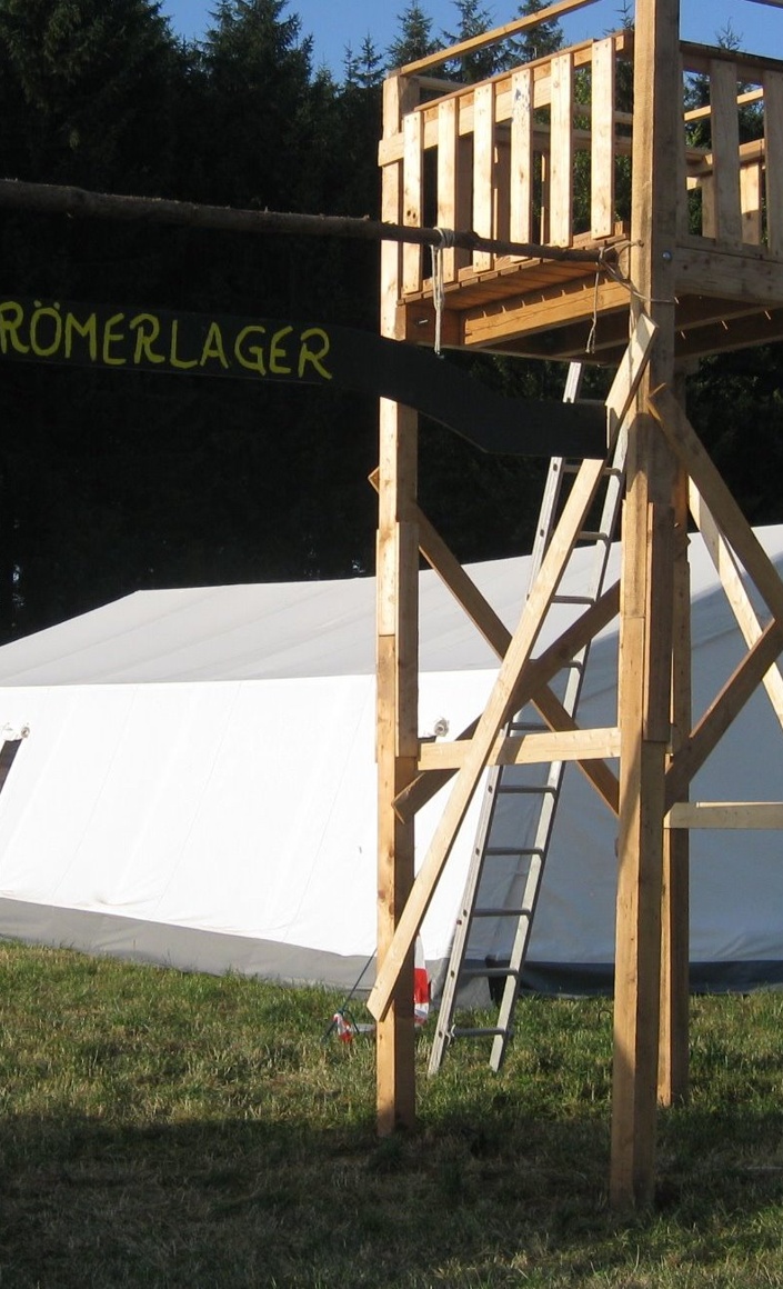 Jurtendach für die Zeltlagerarbeit