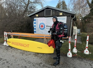Technik für das Fackelschwimmen der Wasserwacht Olching