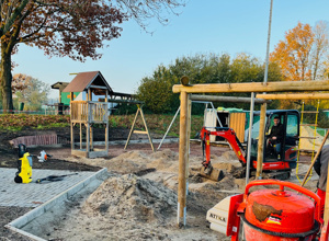 Buddeln, Schaukeln, Klettern - Sand für den Spielplatz Midlicher Bach