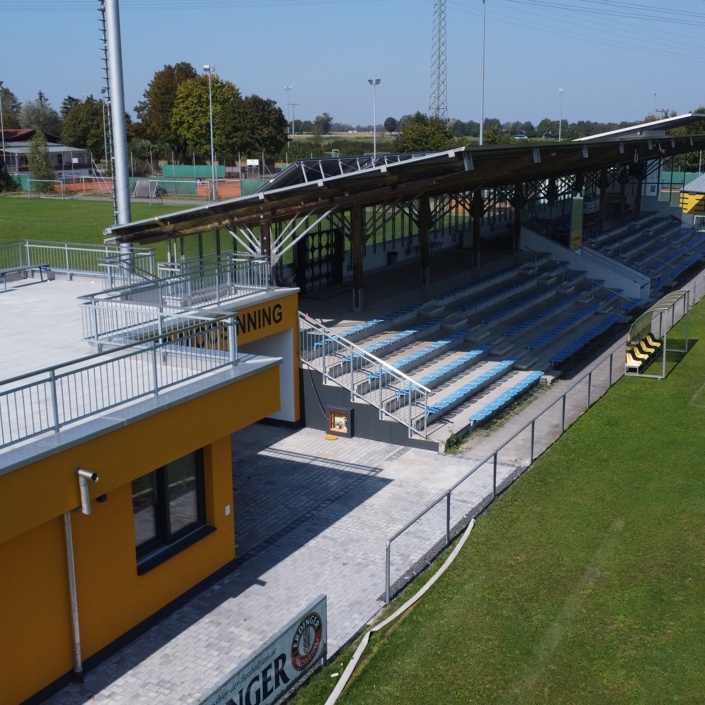 FC Moosinning Bau eines Kleinfeld Rasenplatzes