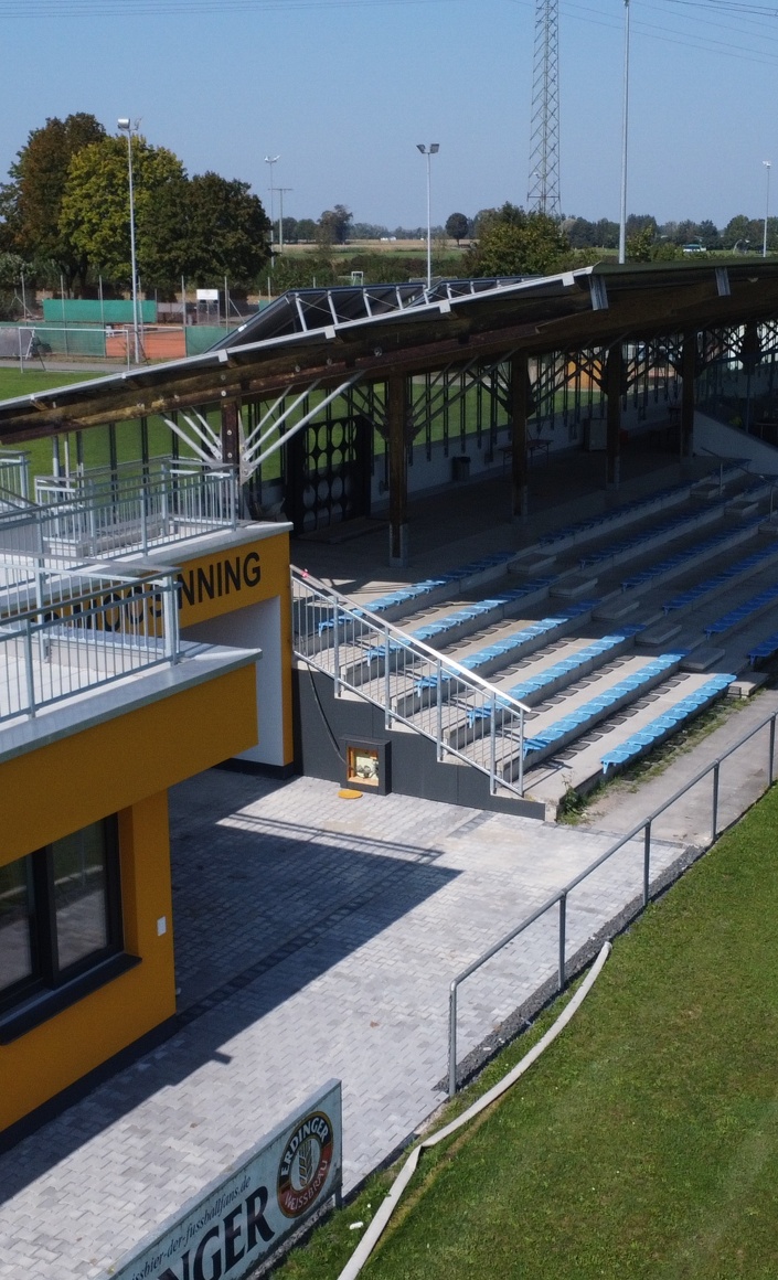 FC Moosinning Bau eines Kleinfeld Rasenplatzes